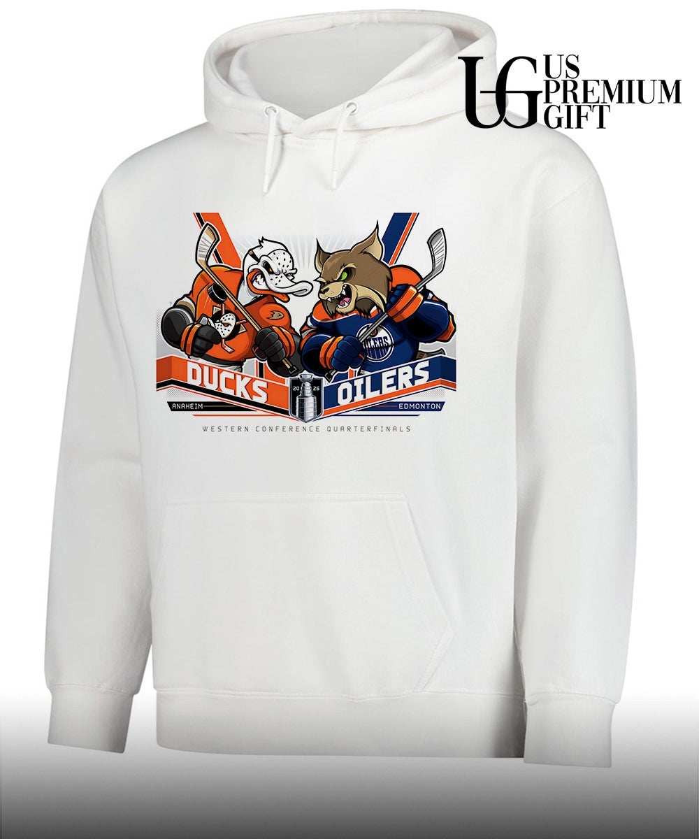 Anaheim Ducks vs Edmonton Oilers NHL Stanley Cup 2026 mascot shirt