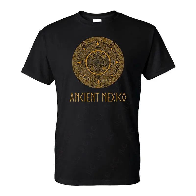 Ancient Mexico Aztec Calendar Men's T-Shirt