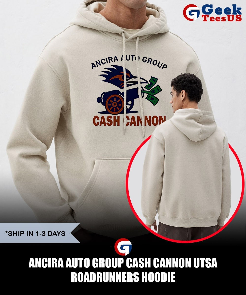 Ancira Auto Group Cash Cannon UTSA Roadrunners shirt