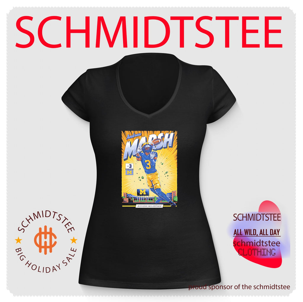 Andrew Marsh Michigan Wolverines Football Comic shirt