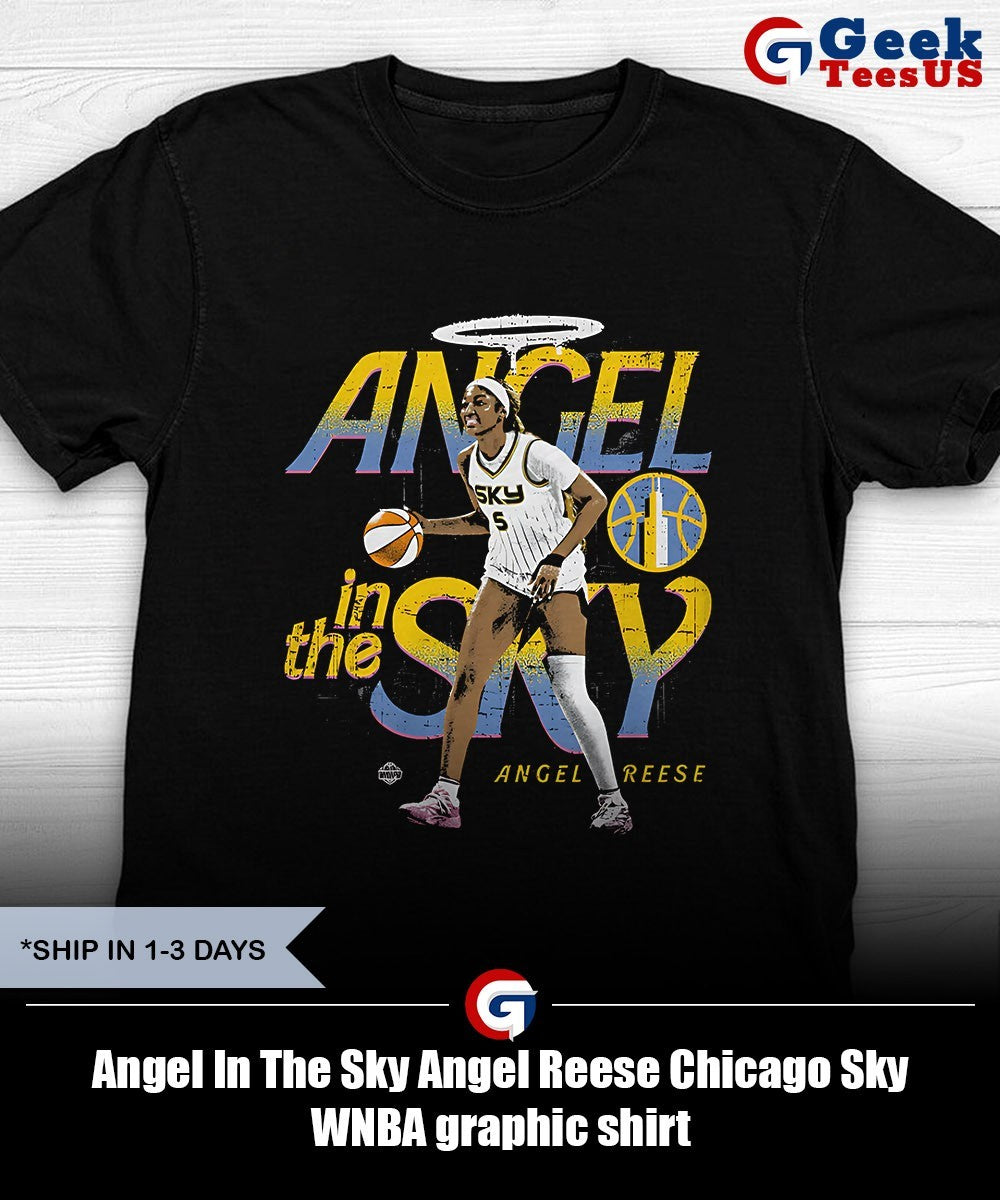 Angel In The Sky Angel Reese Chicago Sky WNBA graphic shirt