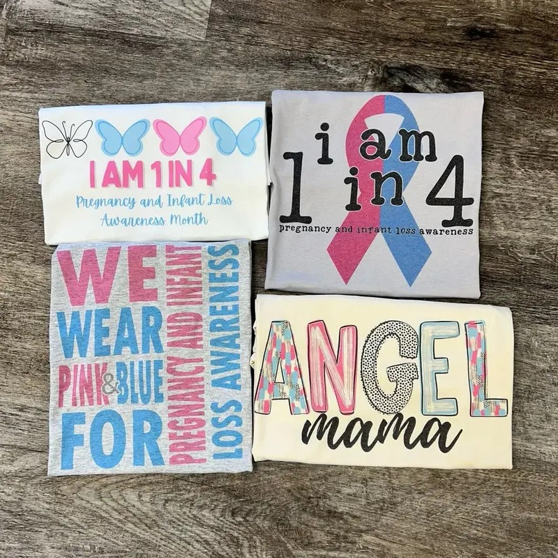Angel Mama Tees - Pregnancy & Infant Loss Awareness Shirts Hoodie, Sweatshirt | HypeDripTees.com