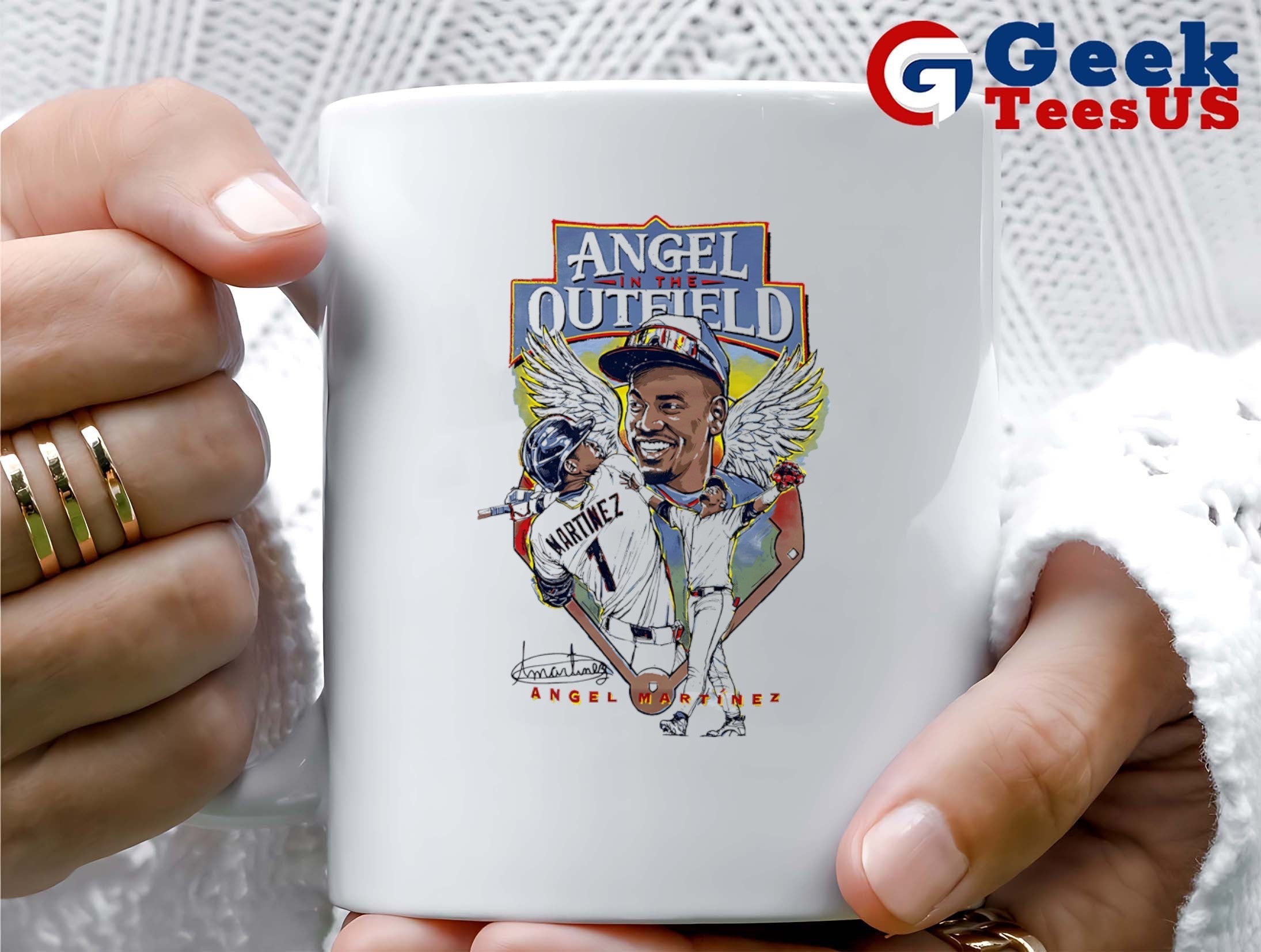 Angel Martinez Angel in the Outfield Cleveland Guardians shirt