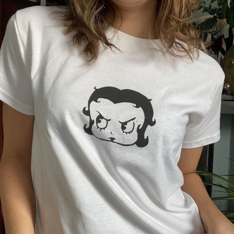 Angry Betty Baby Tee, Leo Fitted Tshirt, Historical Graphic Tee Fit Streetwear Hoodie, Sweatshirt | HypeDripTees.com
