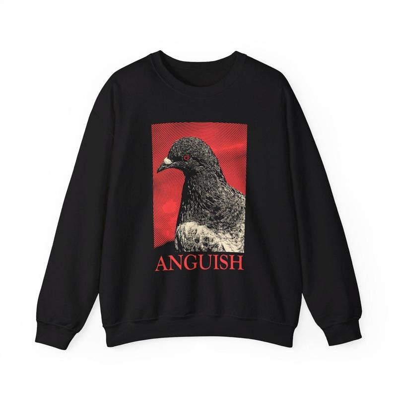Anguish Pigeon Sweatshirt T-Shirts, Hoodie | HypeDripTees.com