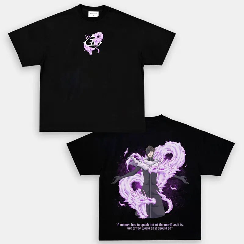 Anime Bleach Thousand Year Blood War Aizen Sosuke Bankai T Shirt Manga Women Cartoon Tee Shirt Men T-Shirt Unisex...