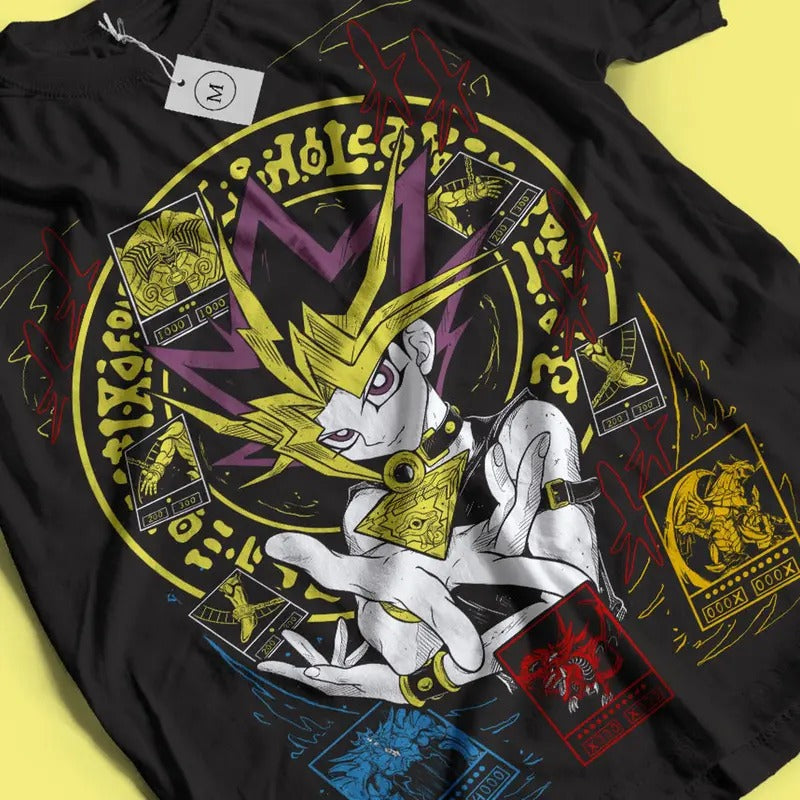 Anime Duel King T Shirt Black Unisex, Anime Japanese T-Shirt ,Manga Shirt ,Anime Graphic Tees ,Cool Anime Shirt ,Anime...
