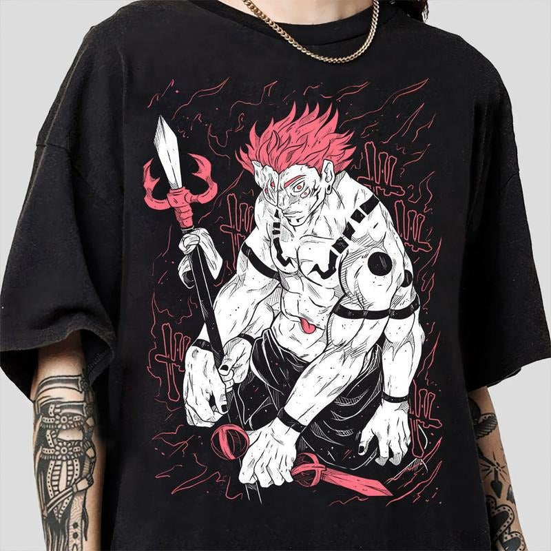 Anime Ryomen Sukuna Anime Shirt Anime Lover Shirt Anime Sweatshirt Anime Manga Shirt Anime Sukuna Gift Men And Women...