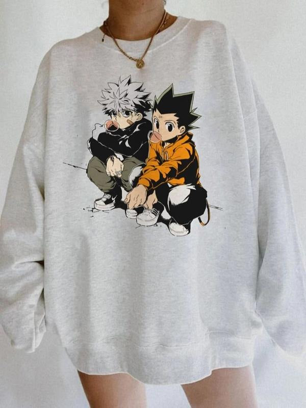 Anime Shirt, Manga Anime Hunter Shirt, Japanese Streetwear, Gift for Friend, Anime Hoodie T Shirt Sweatshirt