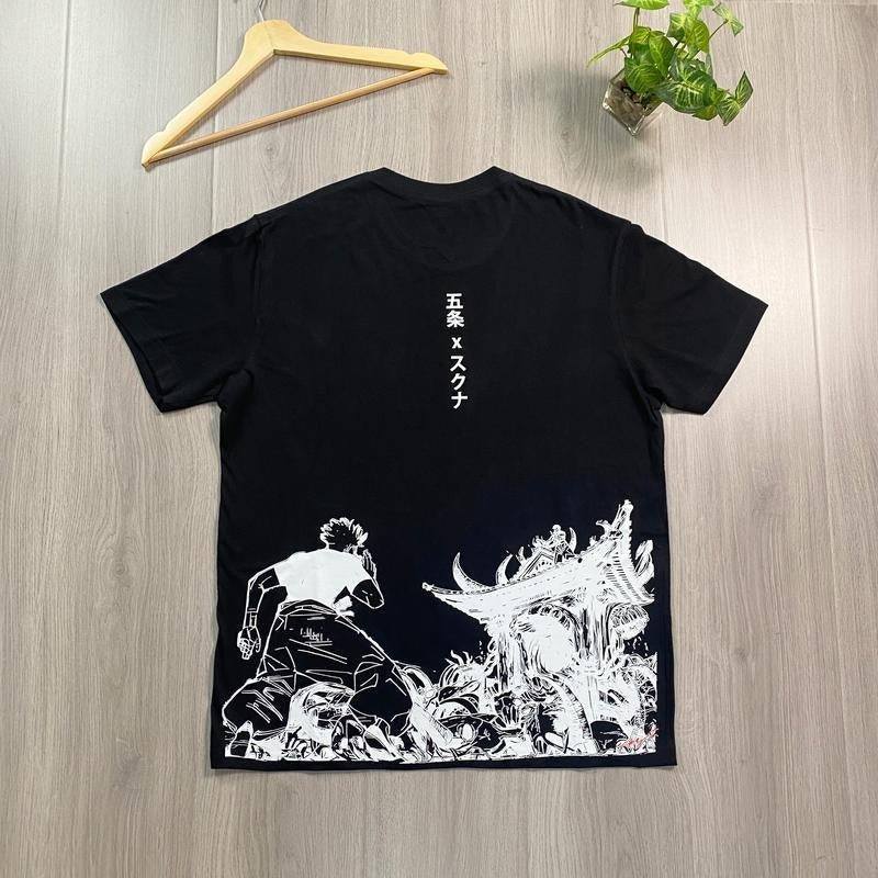 Anime T-Shirt Domain Showdown Shirt Jujutsu Kaisen Sukuna Vs Gojo Tee T-shirt Gift for Her T-shirt for Men Menswear Top...