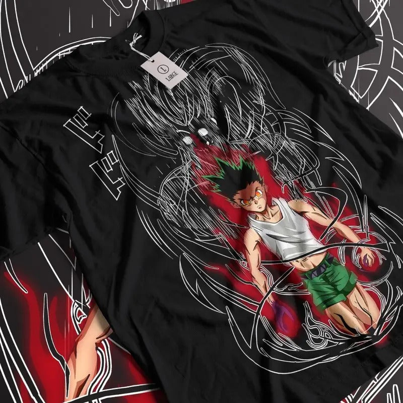 Anime T-Shirt, Anime Graphic Shirt, Hunter Anime, Gon Anime T-Shirt ALL SIZES Hoodie, Sweatshirt | HypeDripTees.com