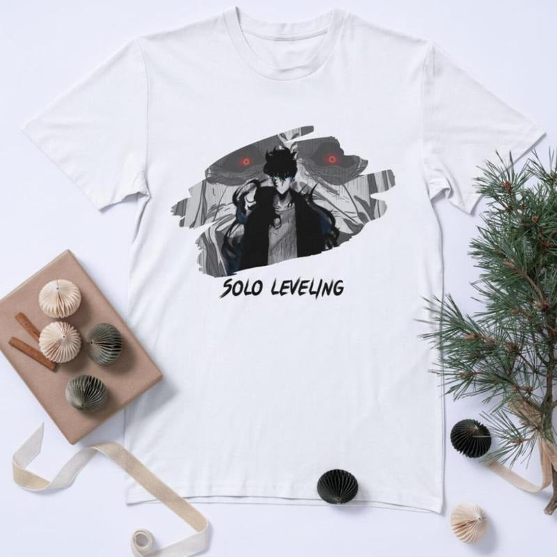 Anime T-shirt, Solo leveling, Sung jin woo, Anime Design, Meme Shirt, Soft Cotton Blend, Breathable Comfort, Laid-Back...