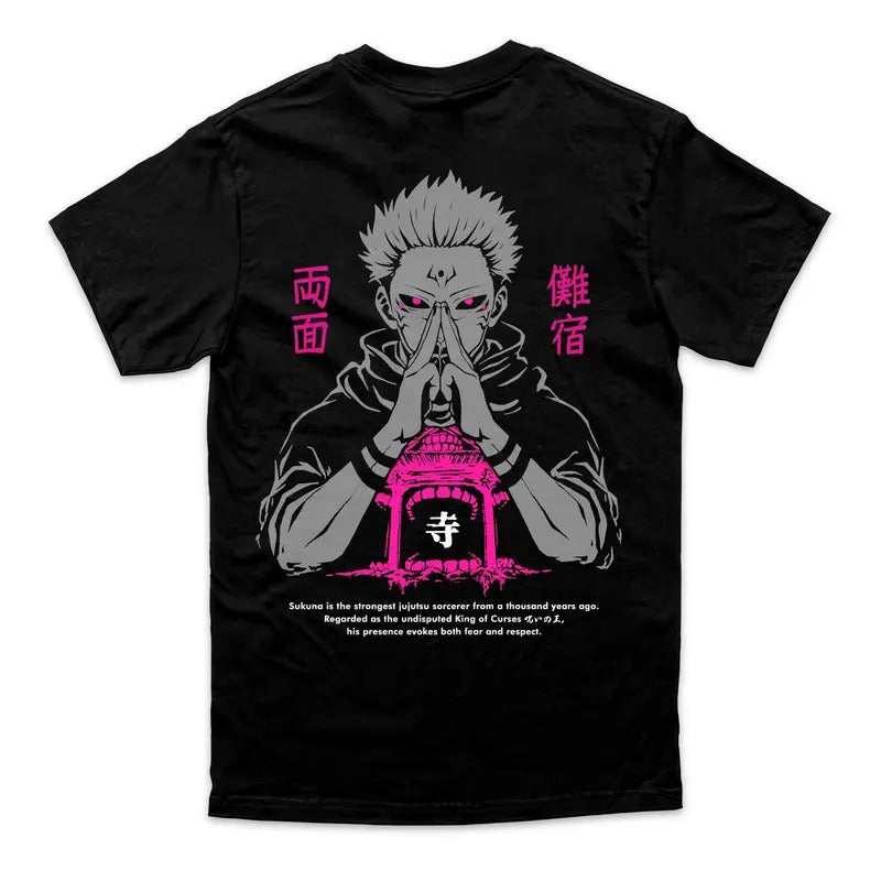 Anime shirt, Ryomen Sukuna, Oversize, Manga shirt, Anime lover, Gift for anime lover, Gift shirt, Jujutsu, Otaku, Cool...