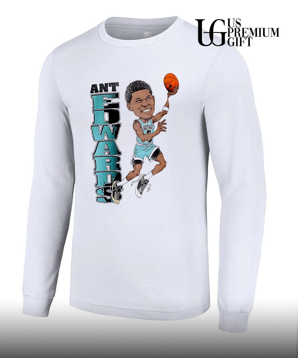 Anthony Edwards Minnesota Timberwolves NBA Easter Youth caricature shirt