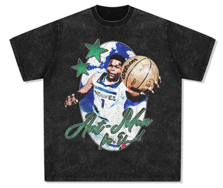 Anthony Edwards Tee 2025 Vintage 90s Graphic T-Shirt A1, Classic Funny Tee, Short Sleeve, Rugby Fan Gift Menswear Top,...