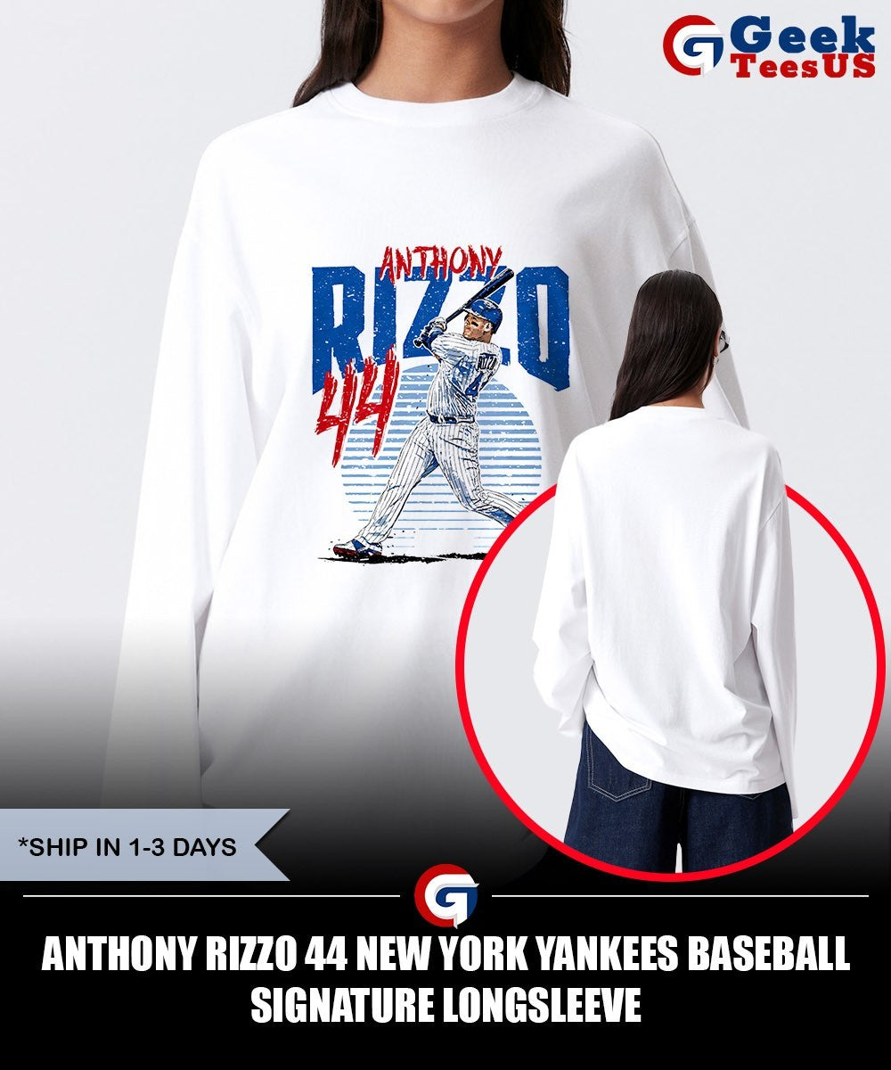 Anthony Rizzo 44 New York Yankees baseball signature shirt