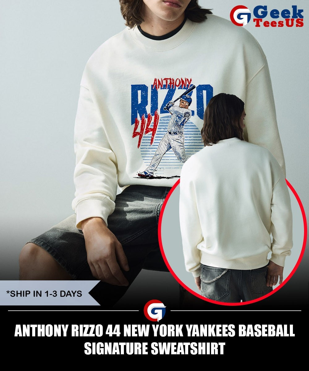 Anthony Rizzo 44 New York Yankees baseball signature shirt
