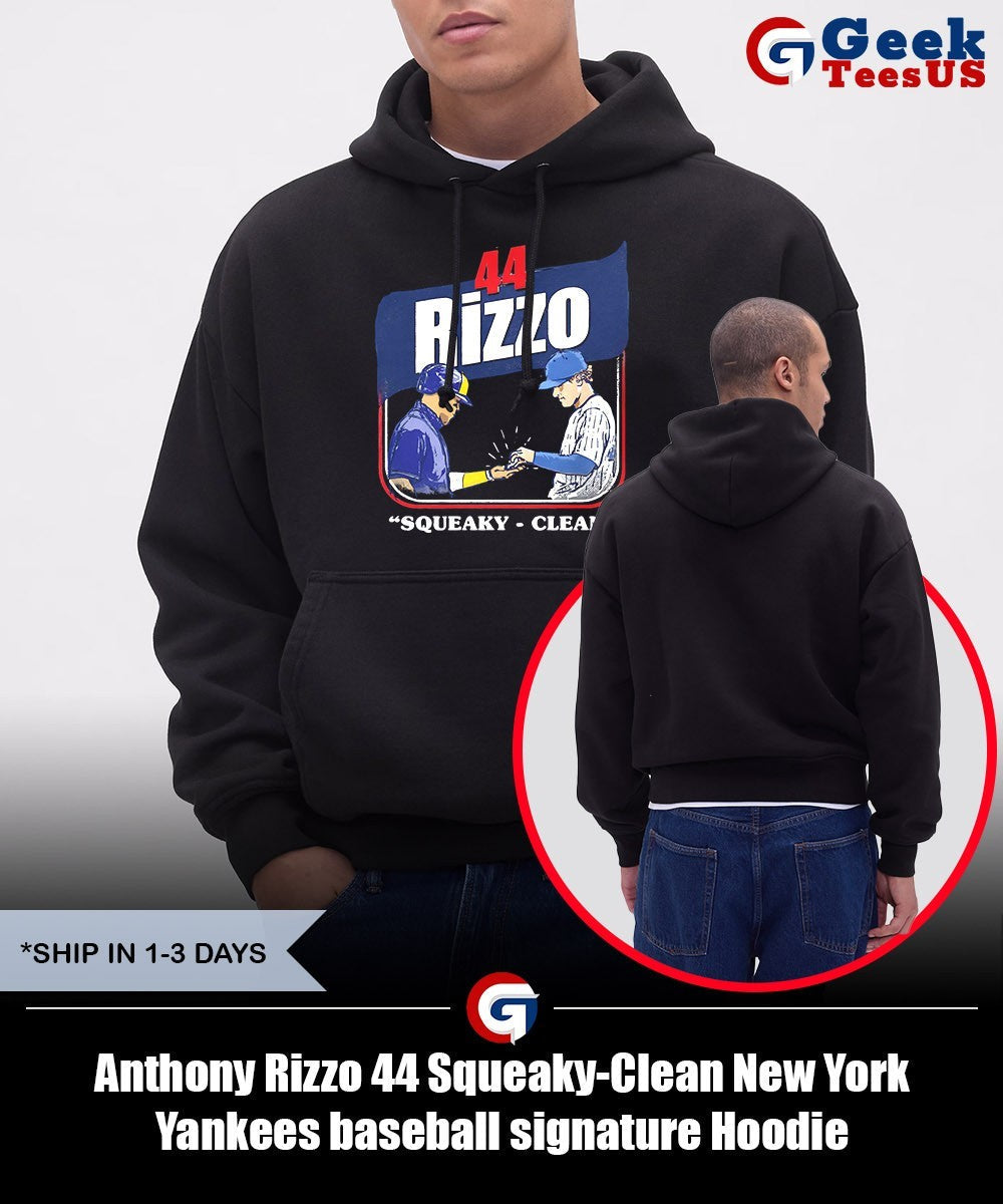 Anthony Rizzo 44 Squeaky-Clean New York Yankees baseball signature shirt