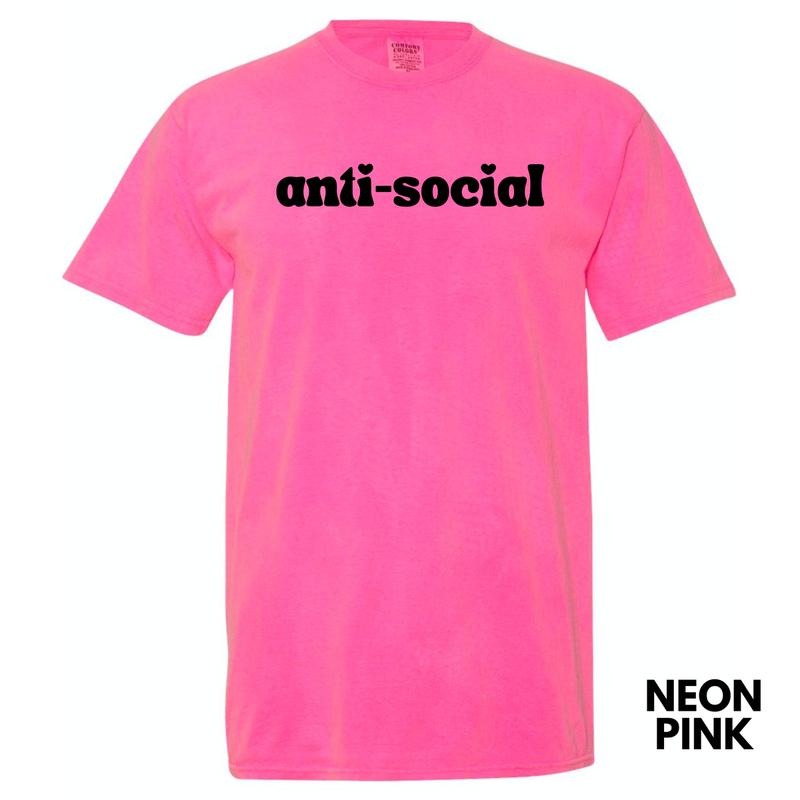 Anti-Social Comfort Colors T-Shirt 'NLB' Hoodie, Sweatshirt | HypeDripTees.com