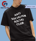 Anti socialism social club shirt