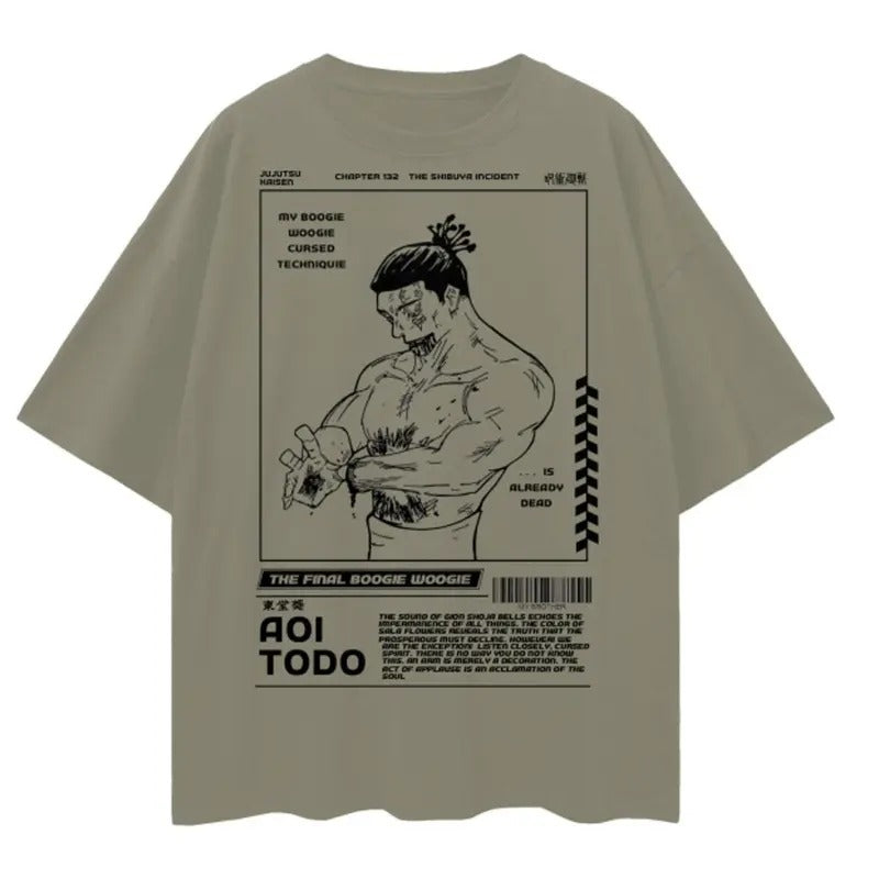 Aoi Todo Streetwear T-Shirt Front, Unisex T-shirt, Graphic tee Menswear Top Hoodie, Sweatshirt | HypeDripTees.com