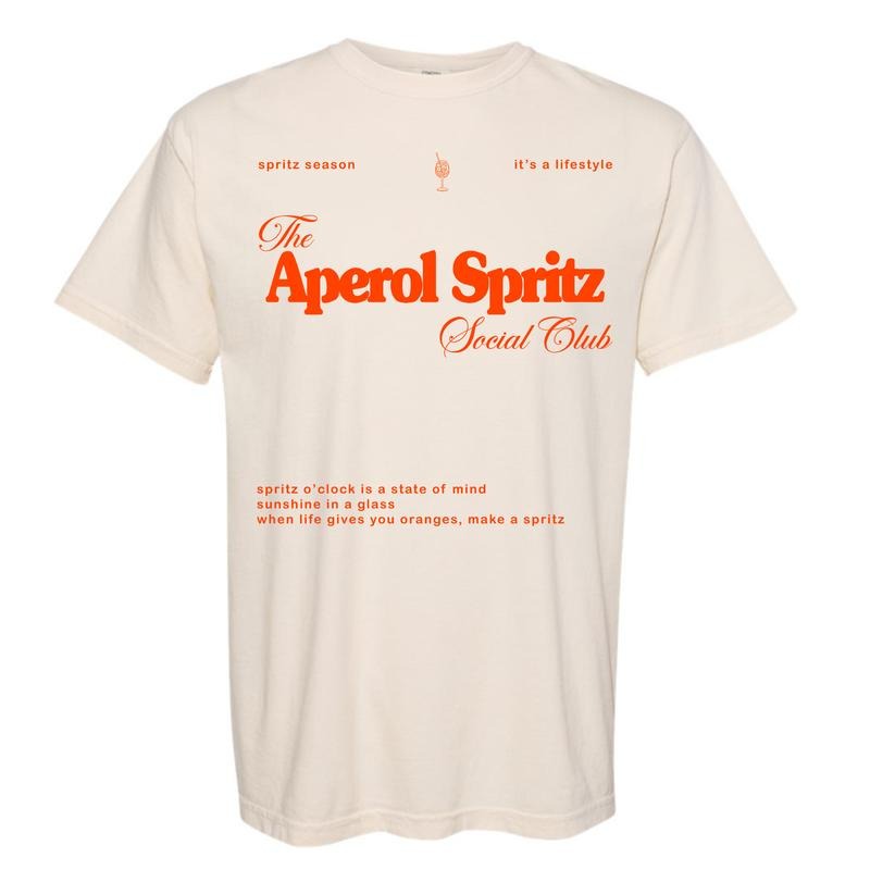 'Aperol Spritz Social Club' T-Shirt Hoodie, Sweatshirt | HypeDripTees.com