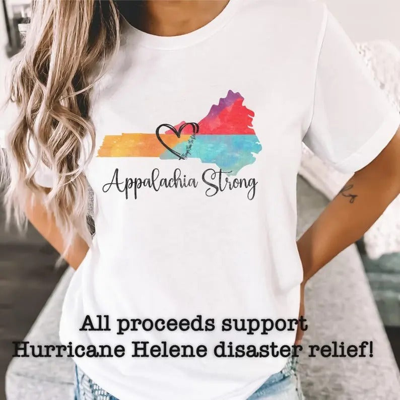 Appalachia Strong - Hurricane Helene Disaster Relief T Shirt Hoodie, Sweatshirt | HypeDripTees.com