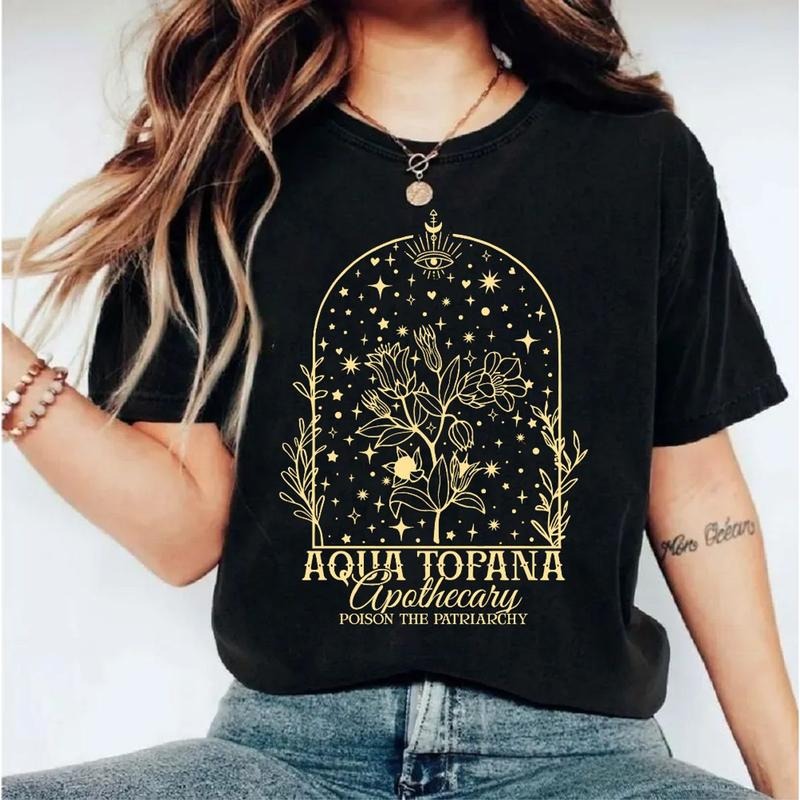 Aqua Tofana Shirt, Aqua Tofana Apothecary Shirt, Poison The Patriarchy, Funny Feminist Shirt, Womens Rights, Pro Choice,...