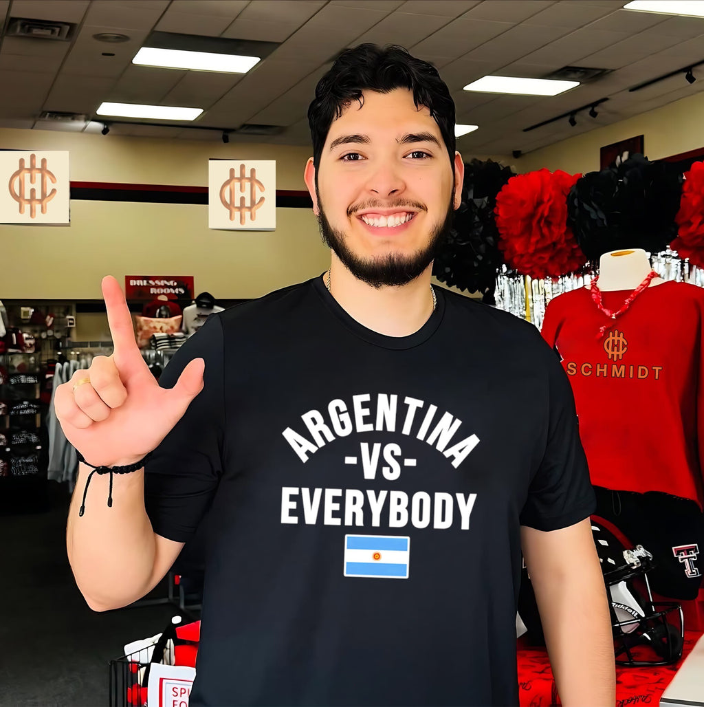 Argentina Vs. Everybody 2026 Wold Cup shirt