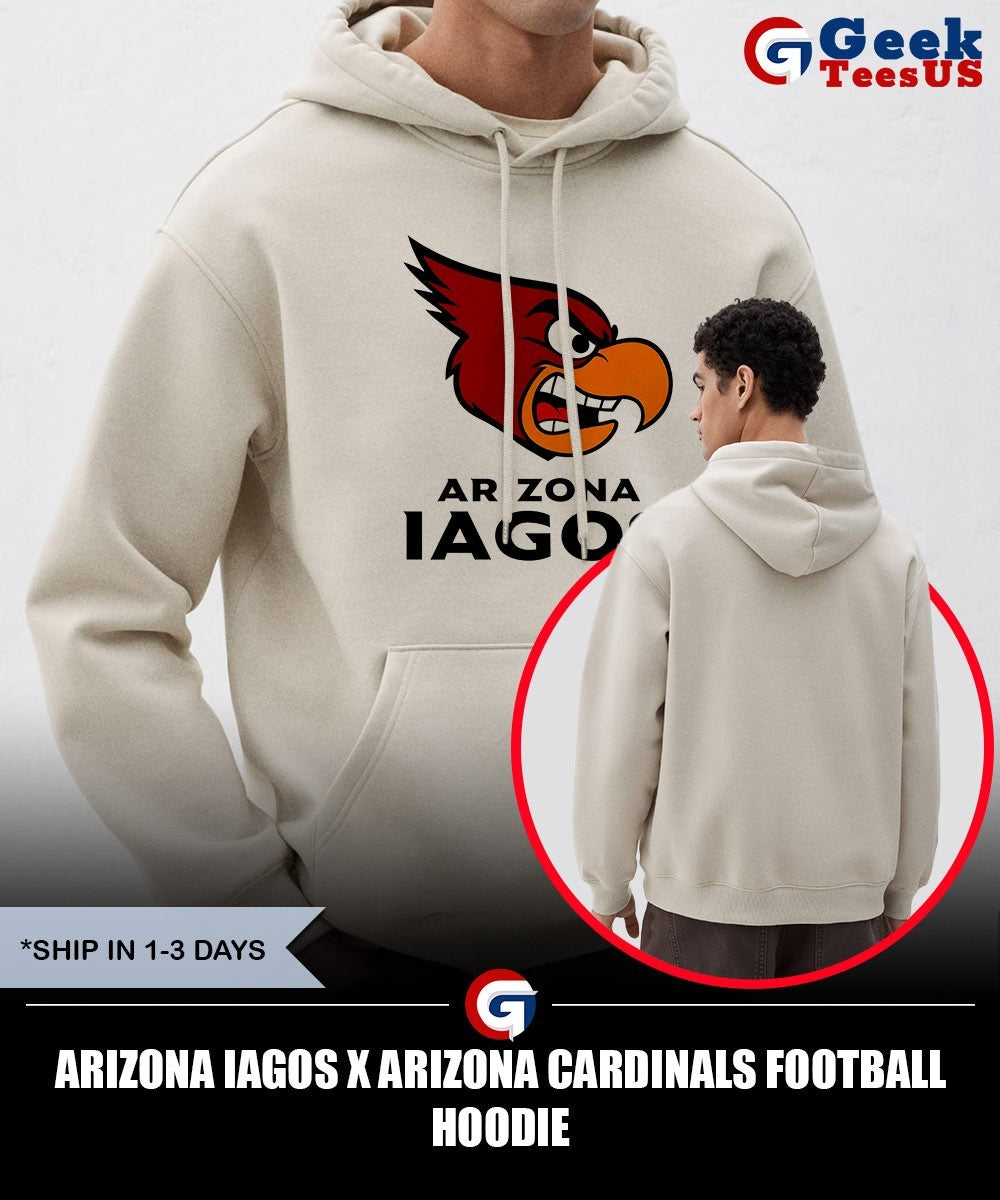 Arizona Iagos X Arizona Cardinals football shirt