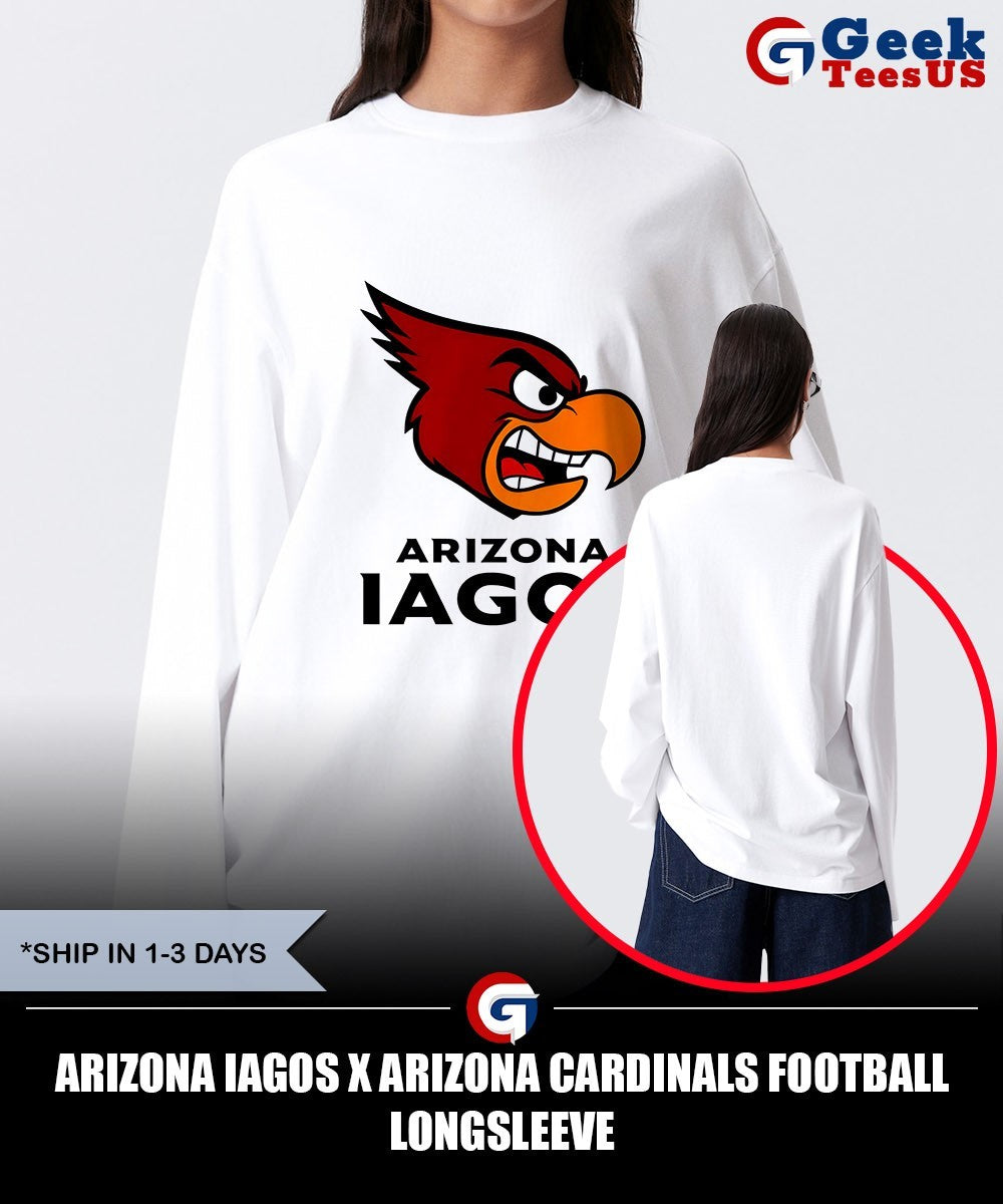 Arizona Iagos X Arizona Cardinals football shirt