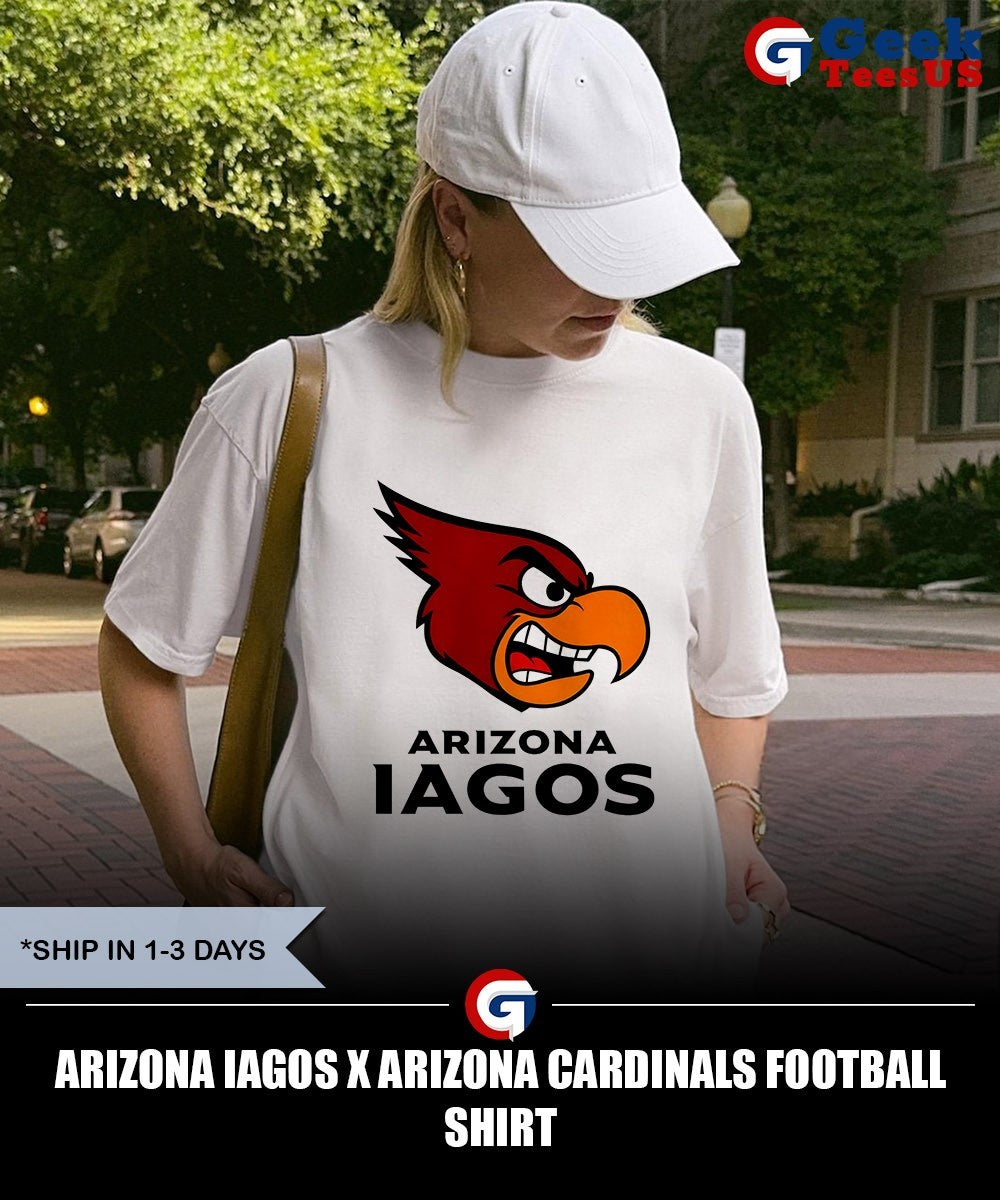 Arizona Iagos X Arizona Cardinals football shirt