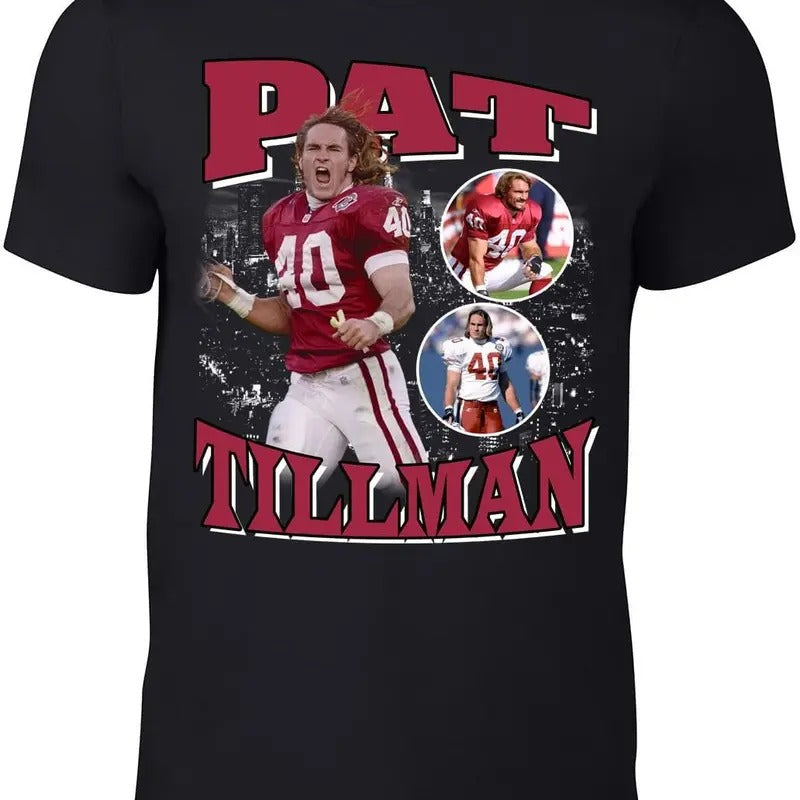 Arizona Pat Tillman Bootleg Style T-Shirt Hoodie, Sweatshirt | HypeDripTees.com