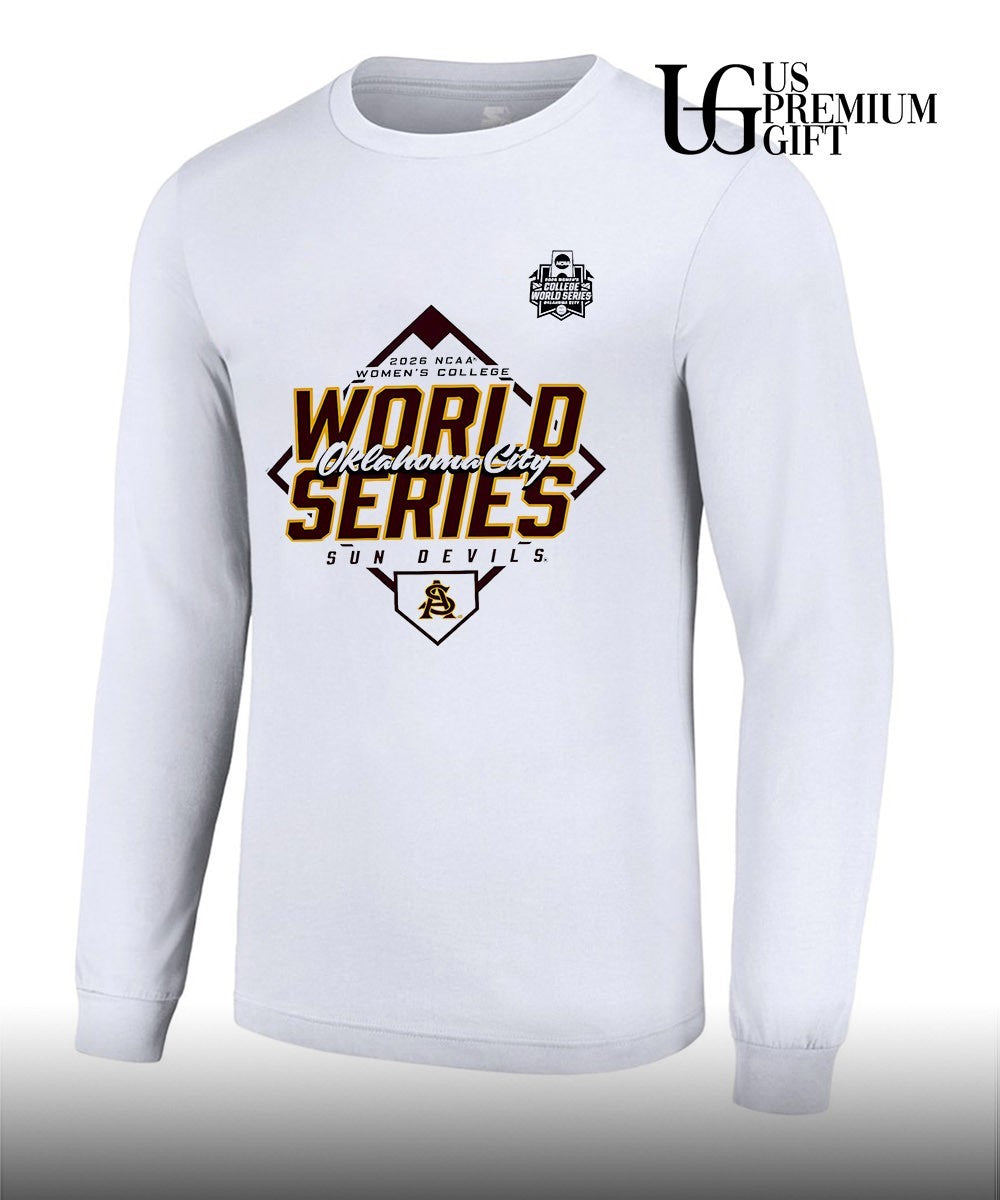 Arizona Sun Devils 2026 NCAA Women’s College World Series logo shirt