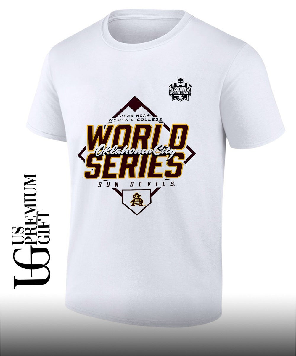 Arizona Sun Devils 2026 NCAA Women’s College World Series logo shirt