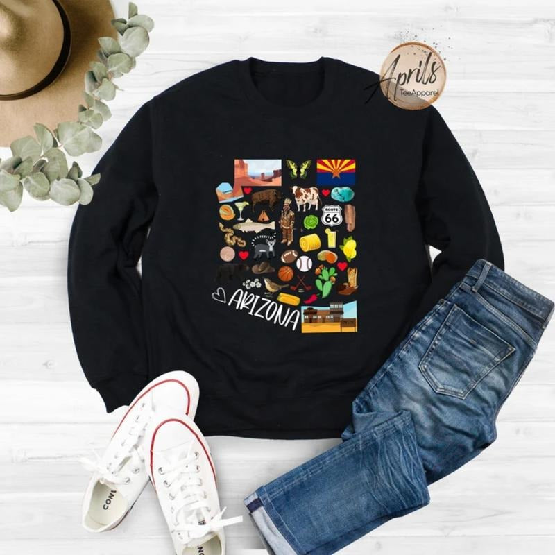 Arizona Sweatshirt, Arizona Hoodie, State Shirt | HypeDripTees.com