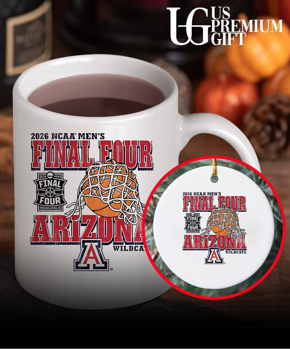 Arizona Wildcats NCAA Men’s Basketball 2026 Final Four Net shirt