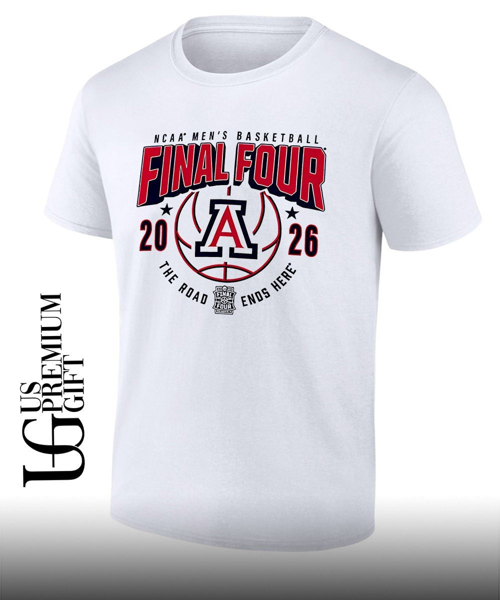 Arizona Wildcats NCAA Men’s Basketball Final Four The Road Ends Here 2026 shirt