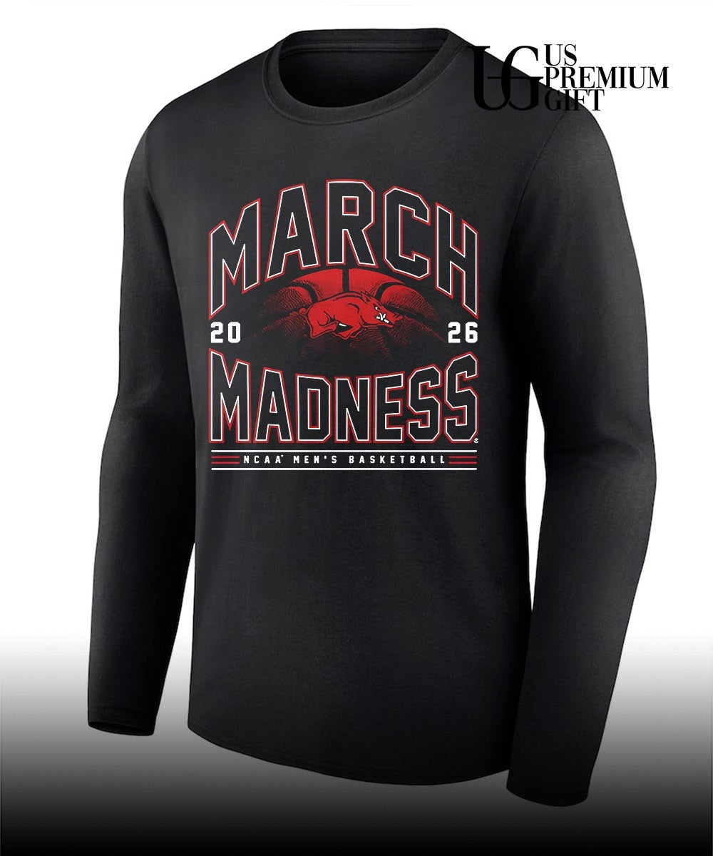 Arkansas Razorbacks Men’s basketball 2026 NCAA March Madness shirt