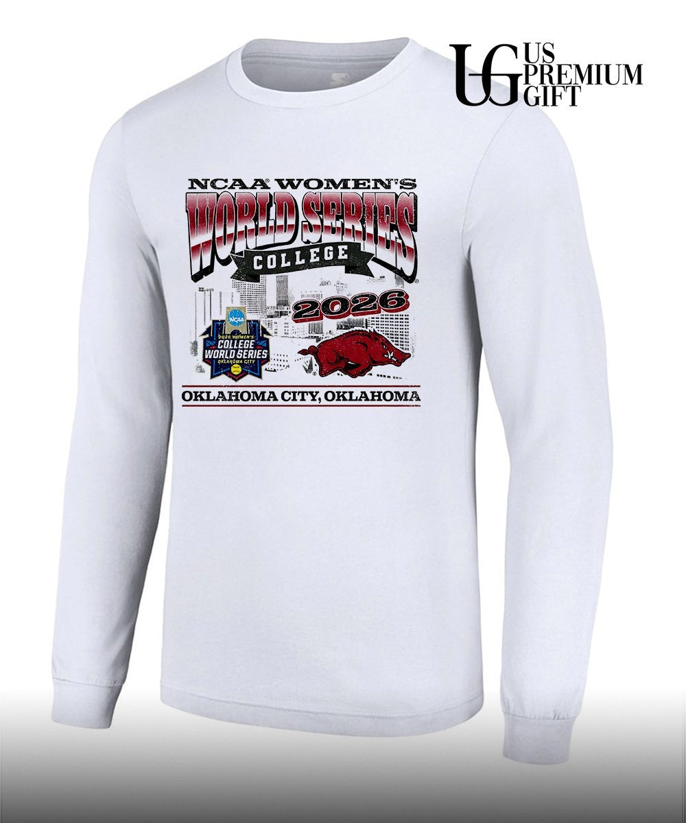 Arkansas Razorbacks Softball NCAA Women’s College World Series 2026 Oklahoma City shirt
