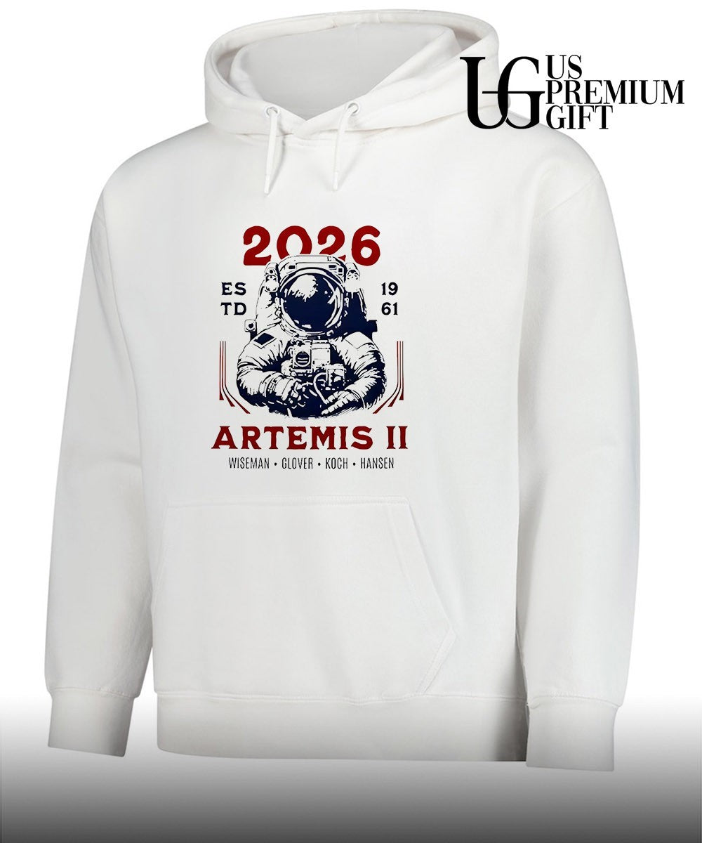 Artemis II 2026 Lunar Mission Crew shirt