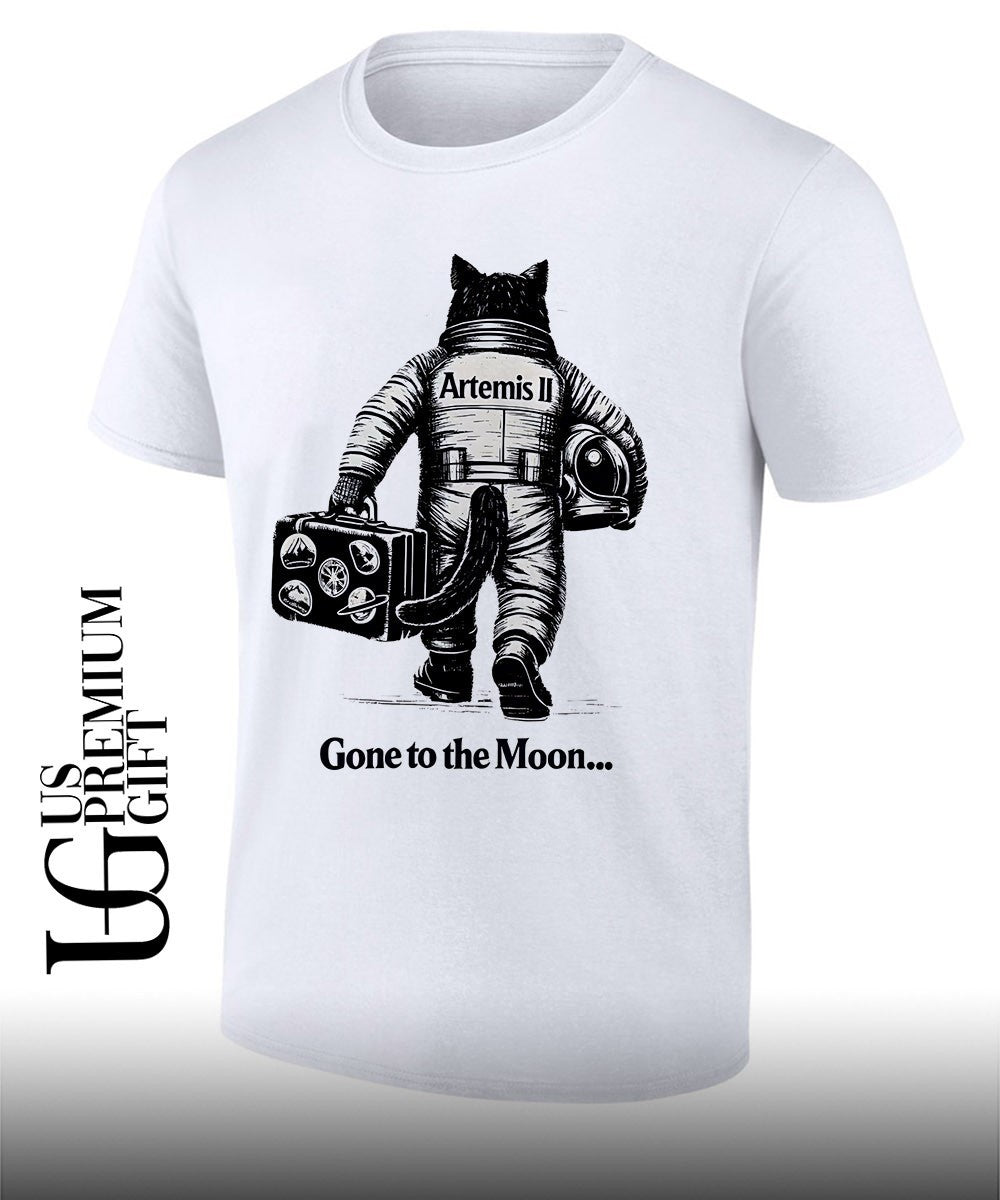 Artemis II Mission Cat Astronaut gone to the Moon shirt