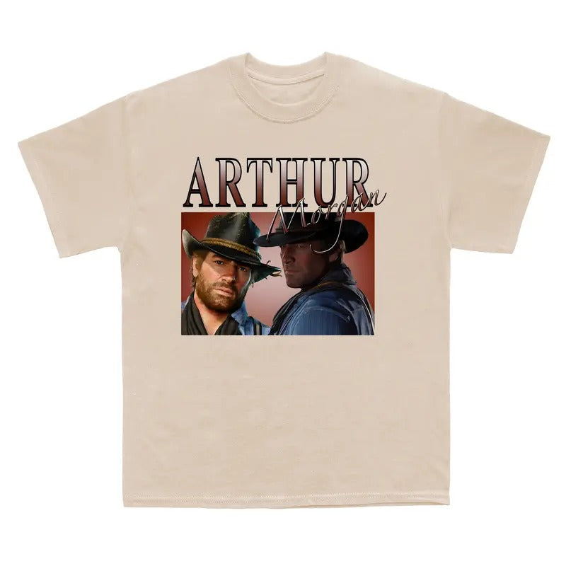 Arthur Morgan Vintage T-Shirt, Arthur Morgan Red D*ad Redemption 2 Version 3 Shirt, Gift For Movies Lovers Casual...