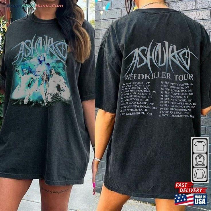Ashnikko Music Shirt 2Side Weedkiller Tour tshirt Hoodie, Sweatshirt | HypeDripTees.com