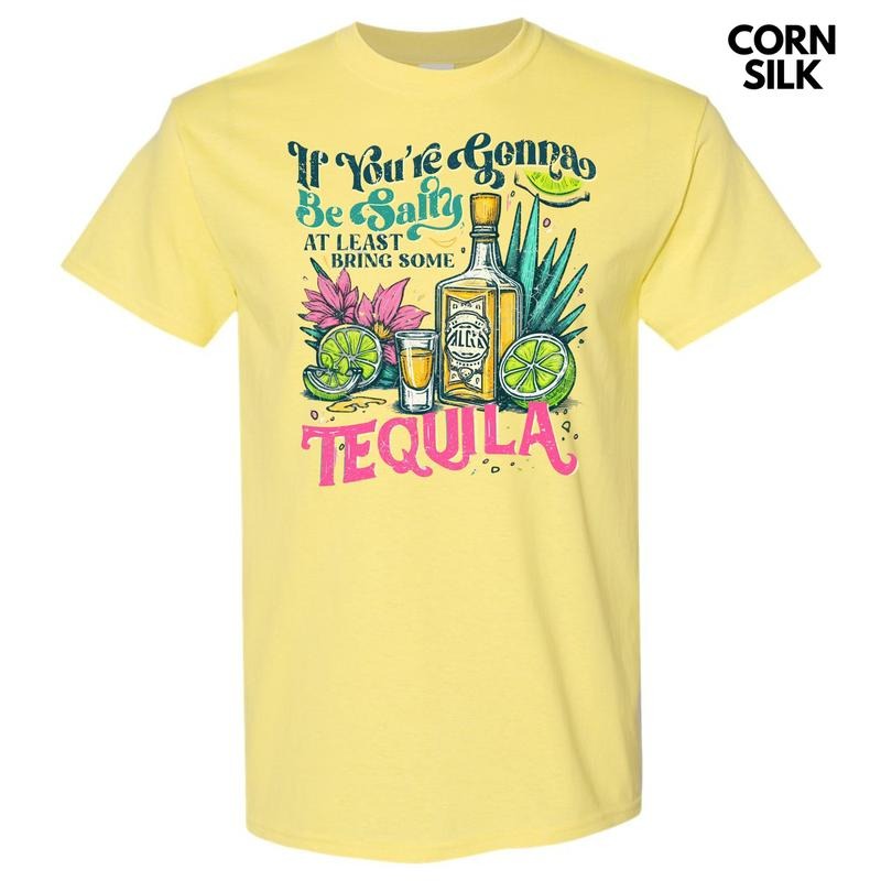 At Least Bring Tequila Gildan Short Sleeve T-Shirt Hoodie, Sweatshirt | HypeDripTees.com