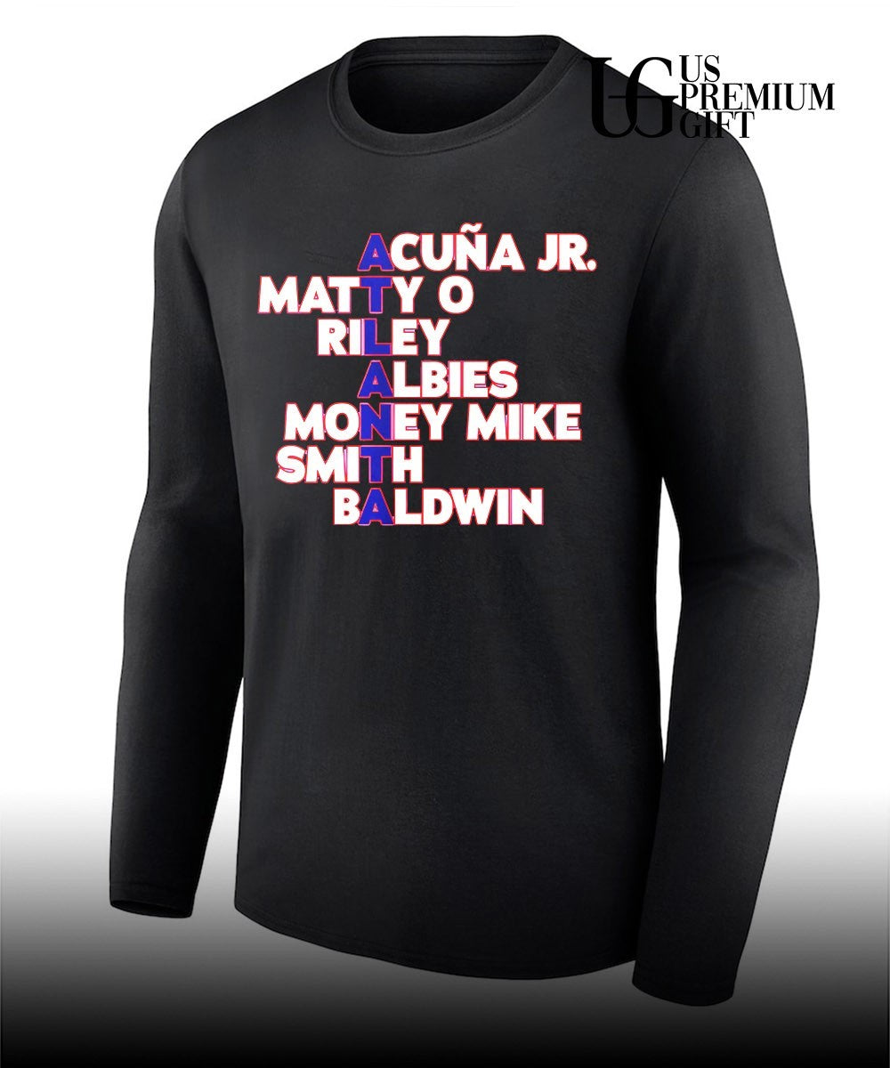 Atlanta Braves baseball names 2026 shirt