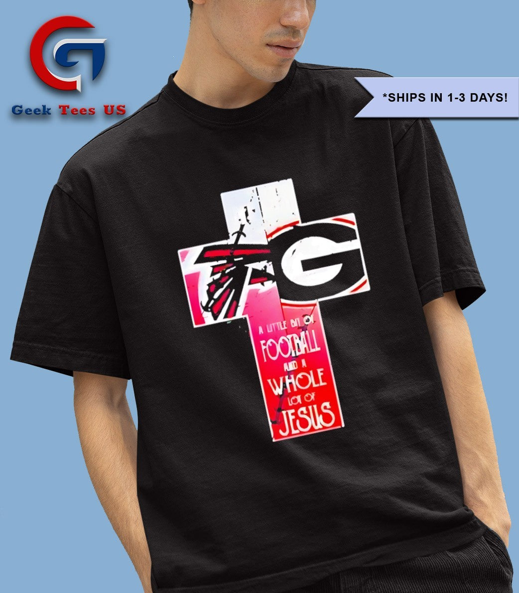 Atlanta Falcons Georgia Bulldogs Football all I need today is a little bit of football 2025 shirt
