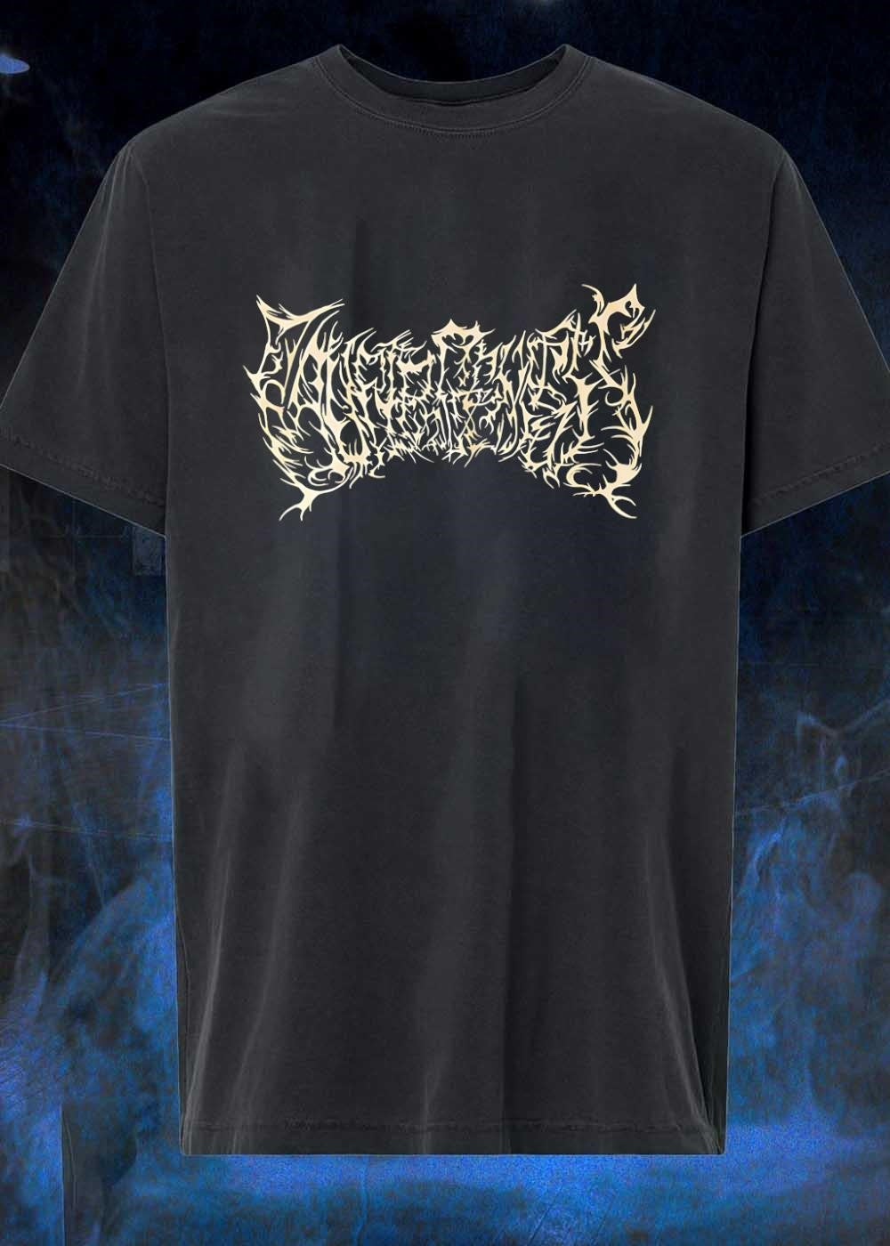 Atmospheric Black Metal Logo Shirt