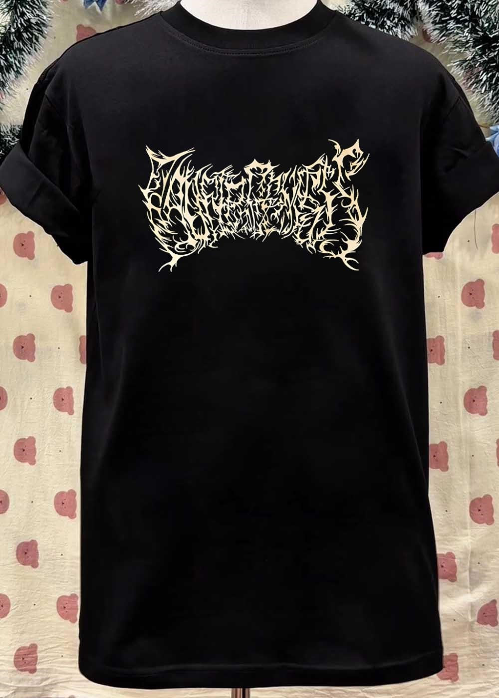 Atmospheric Black Metal Logo Shirt