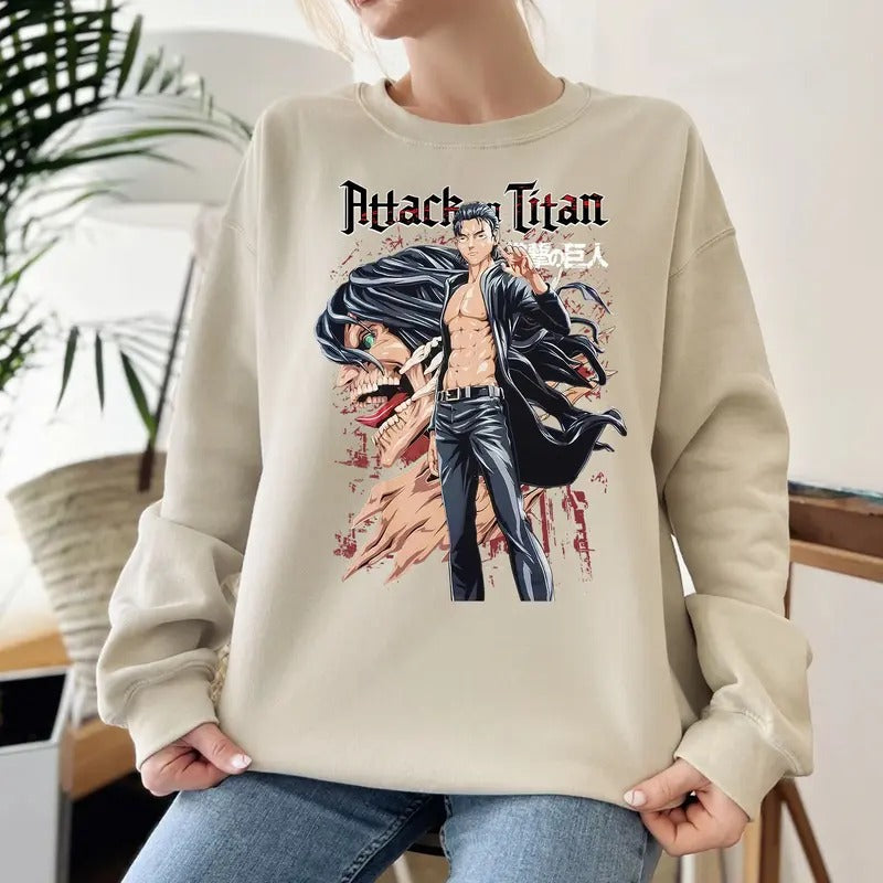 Attack On Titan Fan Art Anime Unisex T-Shirt, Sweatshirt, Hoodie | HypeDripTees.com